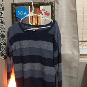 blue strip sweater
